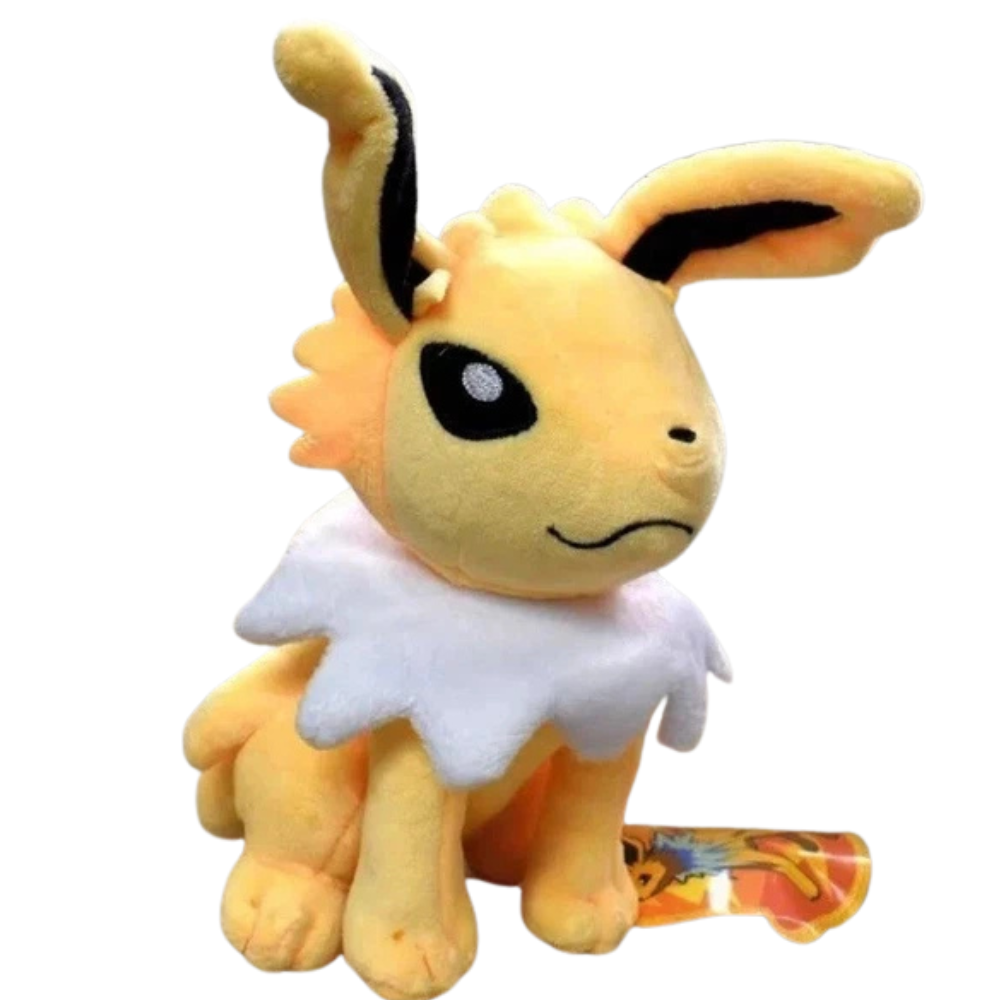 Pokemon Jolteon Sitting Plush Soft Toy Teddy 20cm Yellow Eevee Evolution Collectible Gift