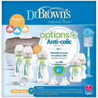 Dr. Brown's Options+ Newborn Baby Bottle Feeding Gift Set Infant Essentials 0m+ New Uk