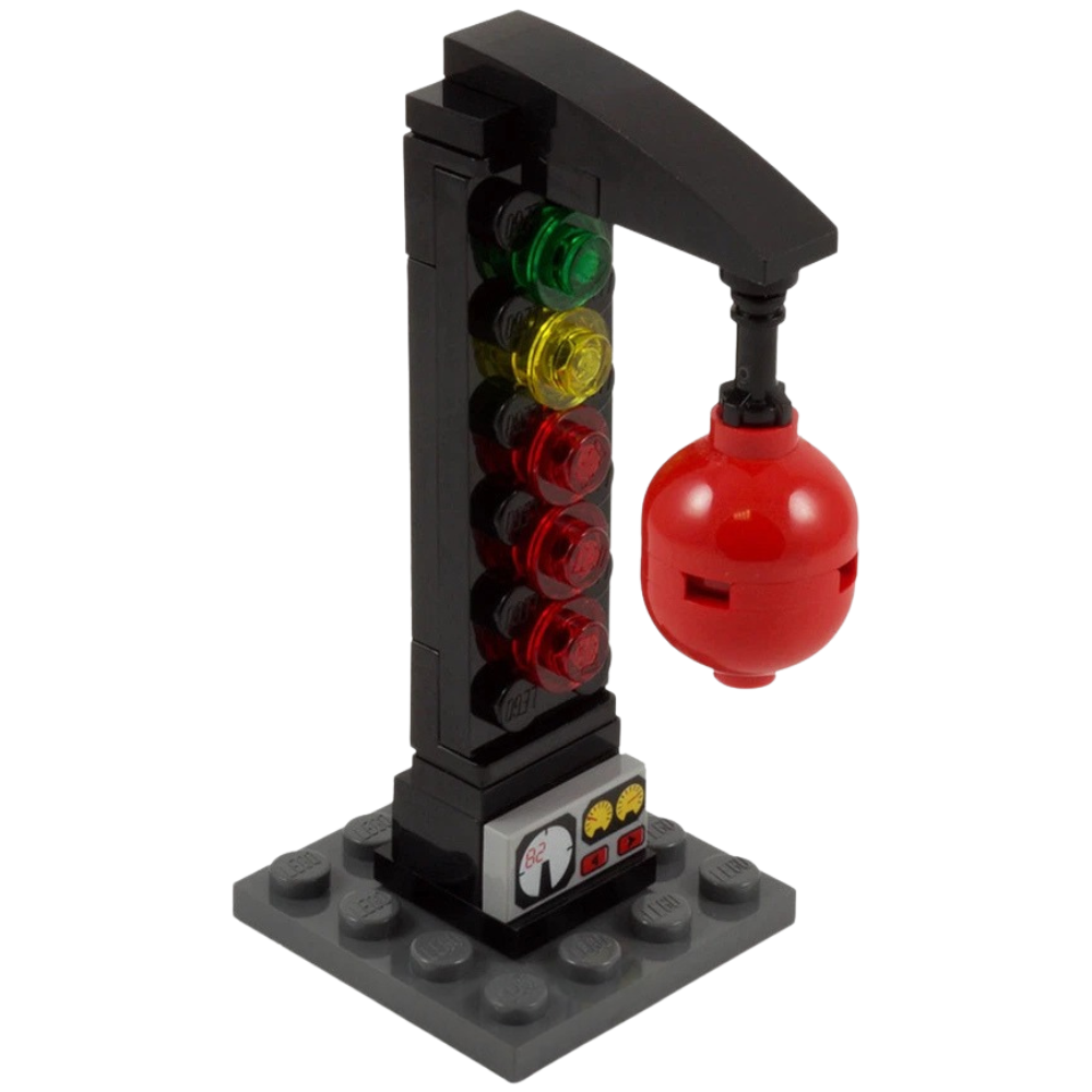 Lego Arcade Punch Bag Strength Tester Custom Kit Made with Genuine Lego Parts Gaming Accessory