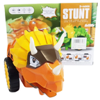 Dinosaur RC Car 2.4GHz Remote Control 360° Spin Light Sound Toy
