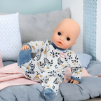 Baby Annabell Blue Romper Outfit Set for 43cm Dolls with Clothes Hanger, Soft Fabric, Age 3+