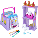Crayola Washimals Peculiar Pets Playset Carry Case with Unicorn Yeti Markers Kids Toy Set