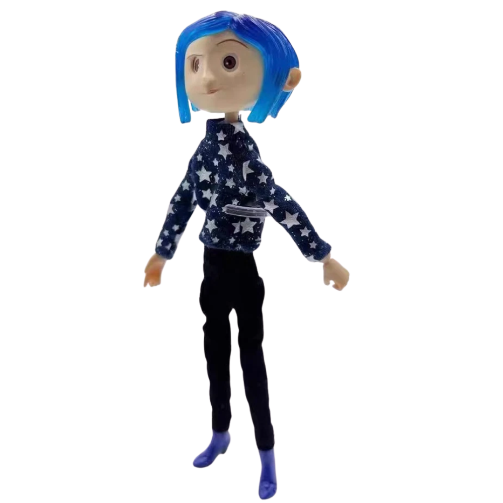 Coraline Sweater 7" 20cm Display Action Figure Collectible Toy Blue