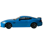 Welly Jaguar Xkr-S Blue Metal Diecast British Grand Tourer Sports Car Model Toy 1:43 Scale