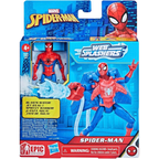 Marvel Spider-Man Web Splashers 4 Inch Action Figure Water Blaster Backpack Toy 4+