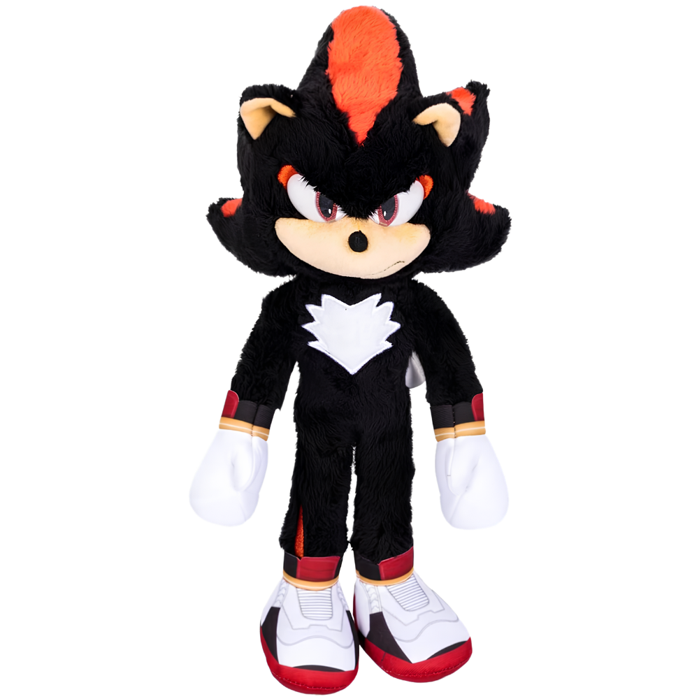 Sonic The Hedgehog Shadow Plush Soft Toy Genuine 13" Deluxe Collectible Soft Toy for Fans & Kids