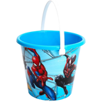 Toyland Spiderman 6 Piece Bucket & Spade Set With Watering Can, Sand & Water Beach Toys