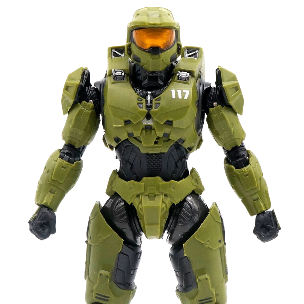 Halo 4 Master Chief Spartan 7" Action Figure Collection Model PVC Toy Green