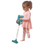 Mini Family Cordless Vacuum Cleaner Toy for Girls, Pretend Cleaning Role Play Fun Gift