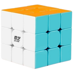 Qiyi Warrior W 3x3 Stickerless Speed Cube Puzzle Toy for Kids and Adults Brain Teaser Fun