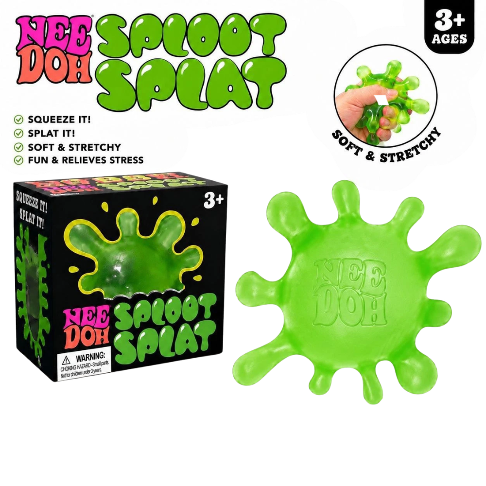 NeeDoh Sploot Splat Squishy Fidget Toy Stress Relief Sensory Squeeze Kids Gift Ages 3+