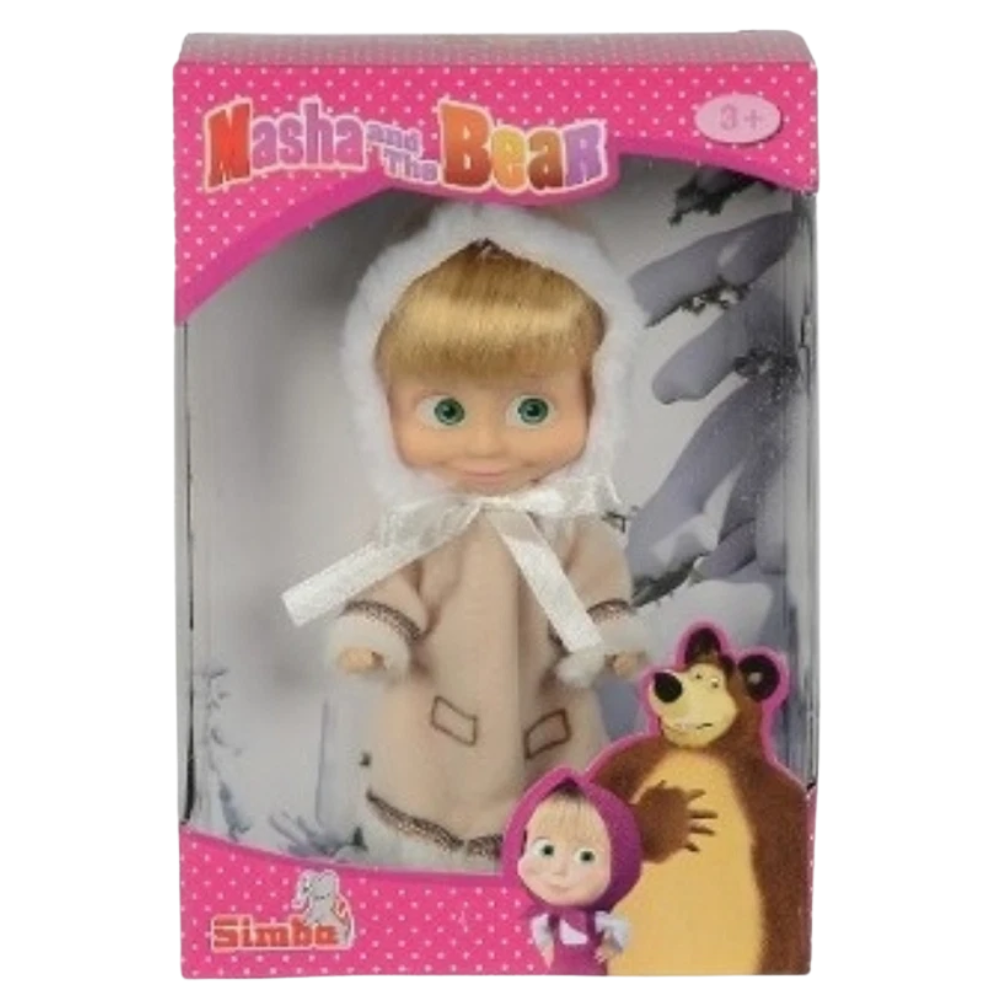 Simba Masha & the Bear Winter Coat Doll Action Figure 12cm Kids Toy Ages 3+ New