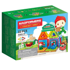Magformers Town Minimarket Set Magnetic Building Blocks 22-Piece Construction Toy Set