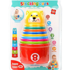 Kids Stacking Cups Toy Set 8 Pieces Baby Educational Learning Game 6 Months+
