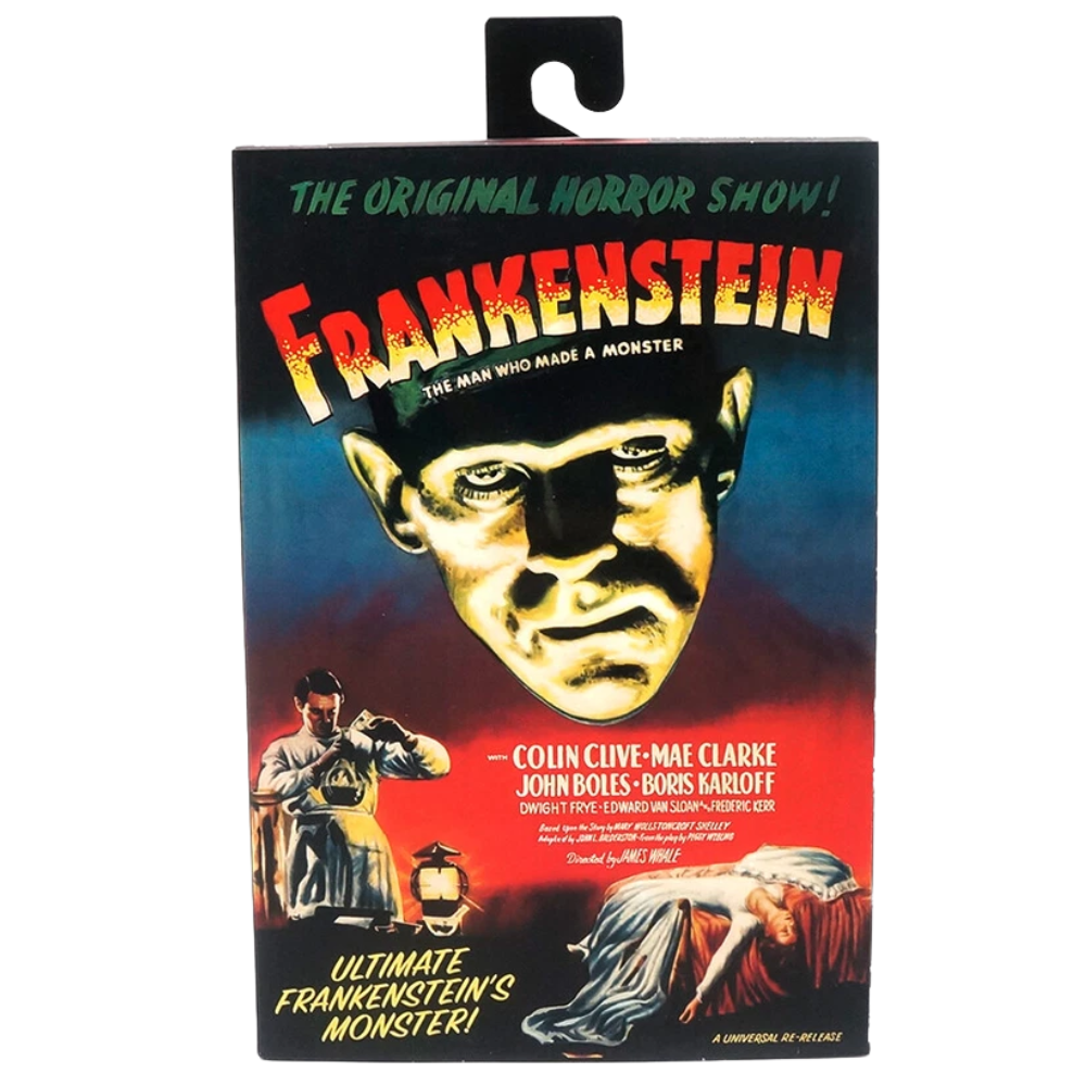 NECA Universal Monsters Frankenstein's Action Figure Model Scebes Toy Doll