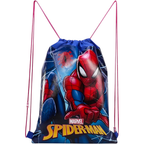 Official Marvel Spider-Man Kids Drawstring Bag 44x33cm, School Gym Sports Swimming PE Kit Bag
