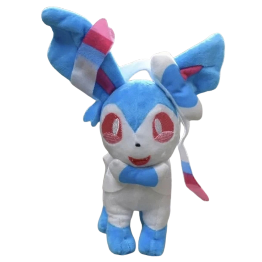 Pokemon Shiny Sylveon Plush Soft Toy Teddy 18cm Cuddly Fairy-Type Character Gift Kids Collectors Uk