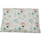 Baby Pillowcase 40x60cm 100% Cotton Zipped Pillow Cover Jungle Floral Print