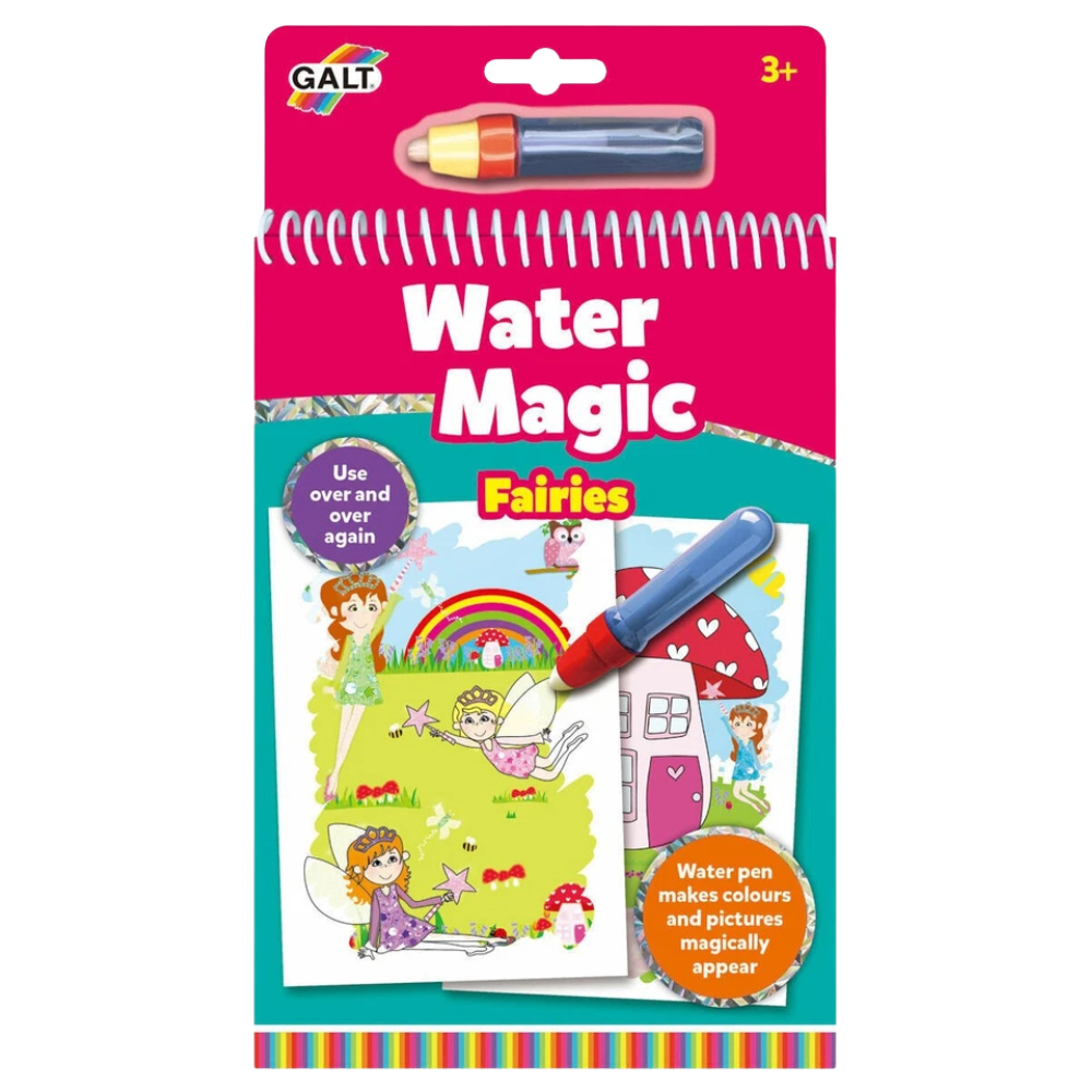 Galt Toys Water Magic Pads Mess-Free Reusable Colouring Activity Book for Children Ages 3+