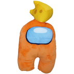 Official Licensed Among Us Character Soft Toy Plush Doll Orange 30cm Gaming Collectible Gift