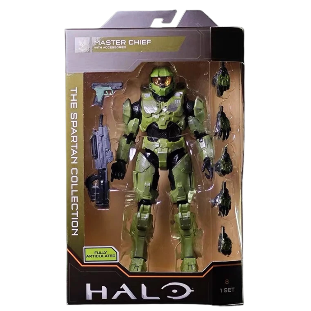Halo The Spartan Collection Master Chief Accessory Action Figure Gift Toy