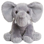 Aurora World Destination Nation Elephant Plush Toy 10 Inch Soft Grey Stuffed Animal Gift