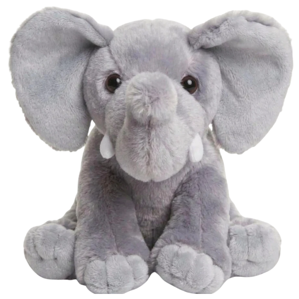Aurora World Destination Nation Elephant Plush Toy 10 Inch Soft Grey Stuffed Animal Gift