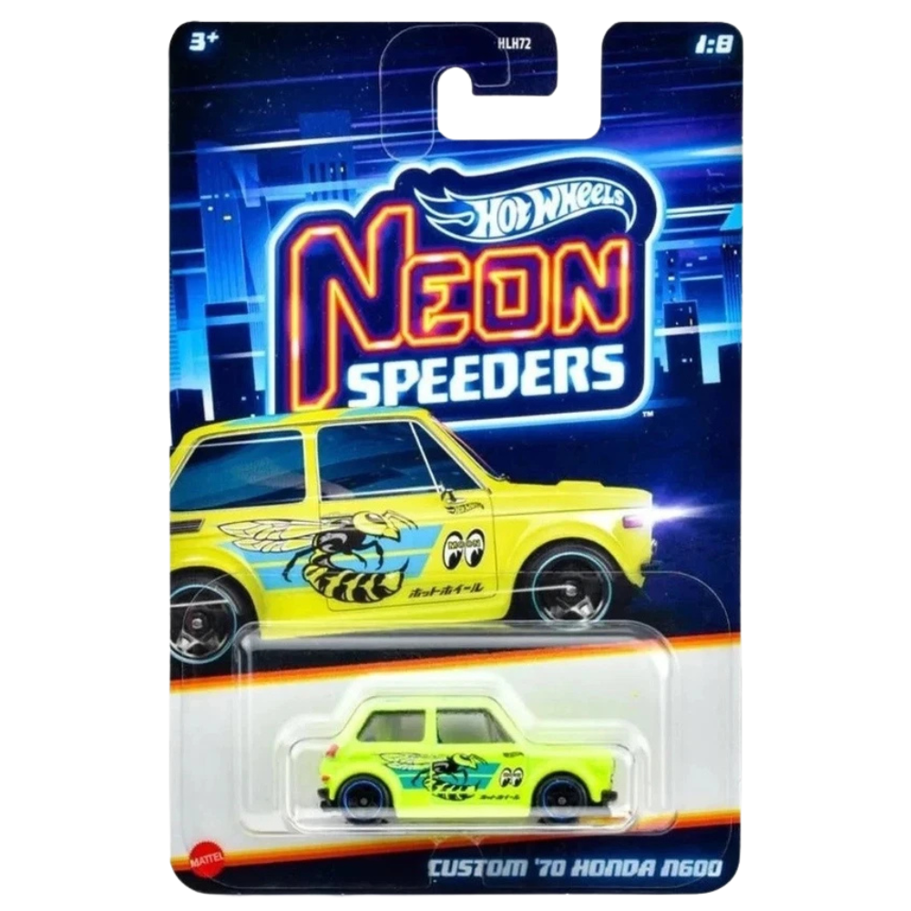 Hot Wheels Neon Speeders 1:64 Die-Cast Cars Mattel 2025 Choose Your Favourite Model Collectible Toy Car