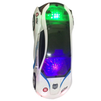 Police Car Transforming Robot Toy with Music Flashing Lights and Action Play Uk