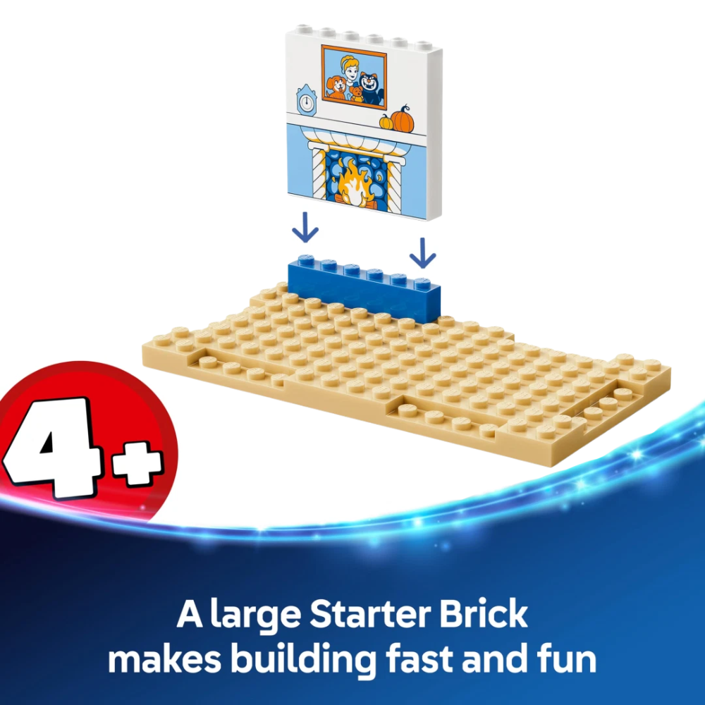 LEGO Disney Cinderella Animal Friends Castle Building Set Princess Toy Kids 4+ Years