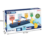 Kids Digital Target Shooting Game Set with 4 Auto Reset Targets, Toy Gun and Foam Bullets