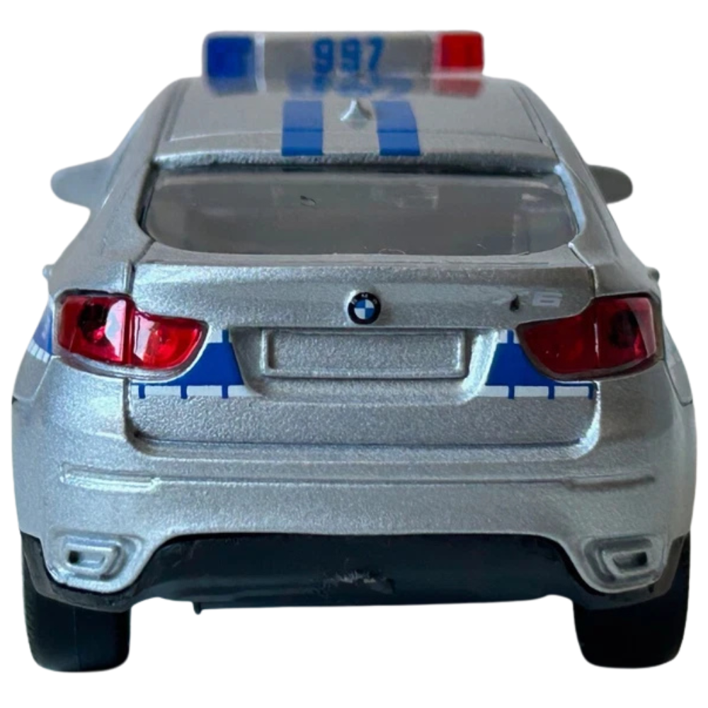 Rastar Bmw X6 Police Car Diecast Model Toy 1:43 Scale German Polish Police Collectible