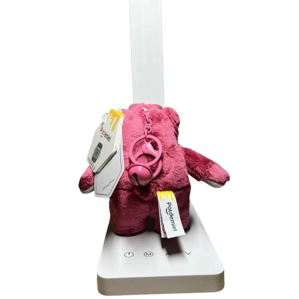 Disney Toy Story Lotso Plush Keyring Dangler Soft Toy 12cm Brand New Cute Gift for Kids