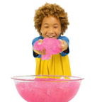 Zimpli Kids Baby Shark Gelli Baff Pink 300g Slime Bath Toy with 3D Sticker