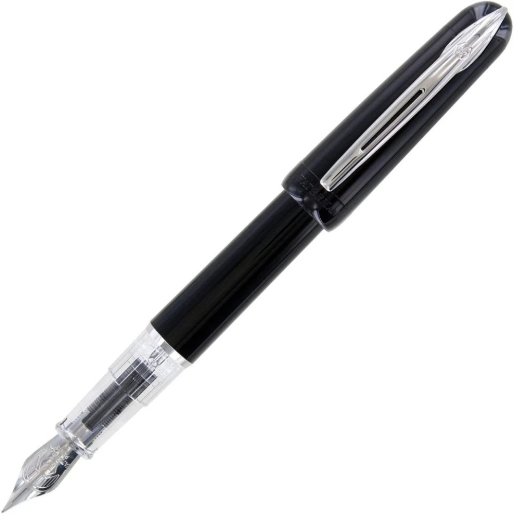 Waterman Kultur Black Fountain Pen Fine Nib Blue Ink Refillable Writing Gift Set