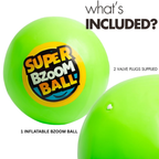 Abeec Super Bzoom Ball 40cm Giant Inflatable Play Ball Kids Indoor Outdoor Active Toy Age 3+