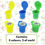 Abeec 6 Pack Toilet Putty Slime Farting Toys for Kids Party Bag Fillers Prank Joke Gifts Novelty Fun