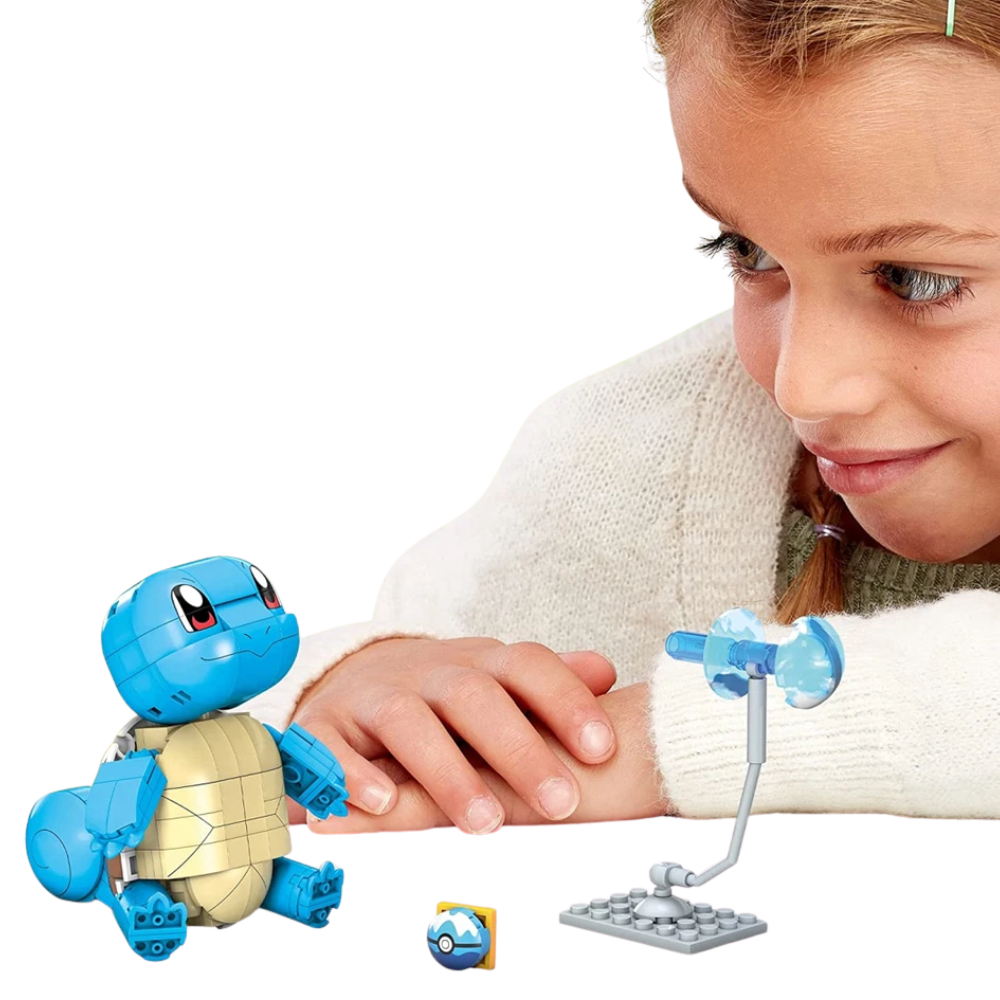 Mega Construx Pokémon Squirtle Build & Show Building Set 199 Pieces