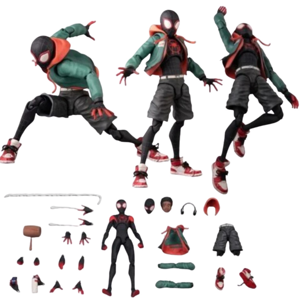 Spider-Man Miles Morales PVC Action Figure Toy Across the Spider-Verse Collection