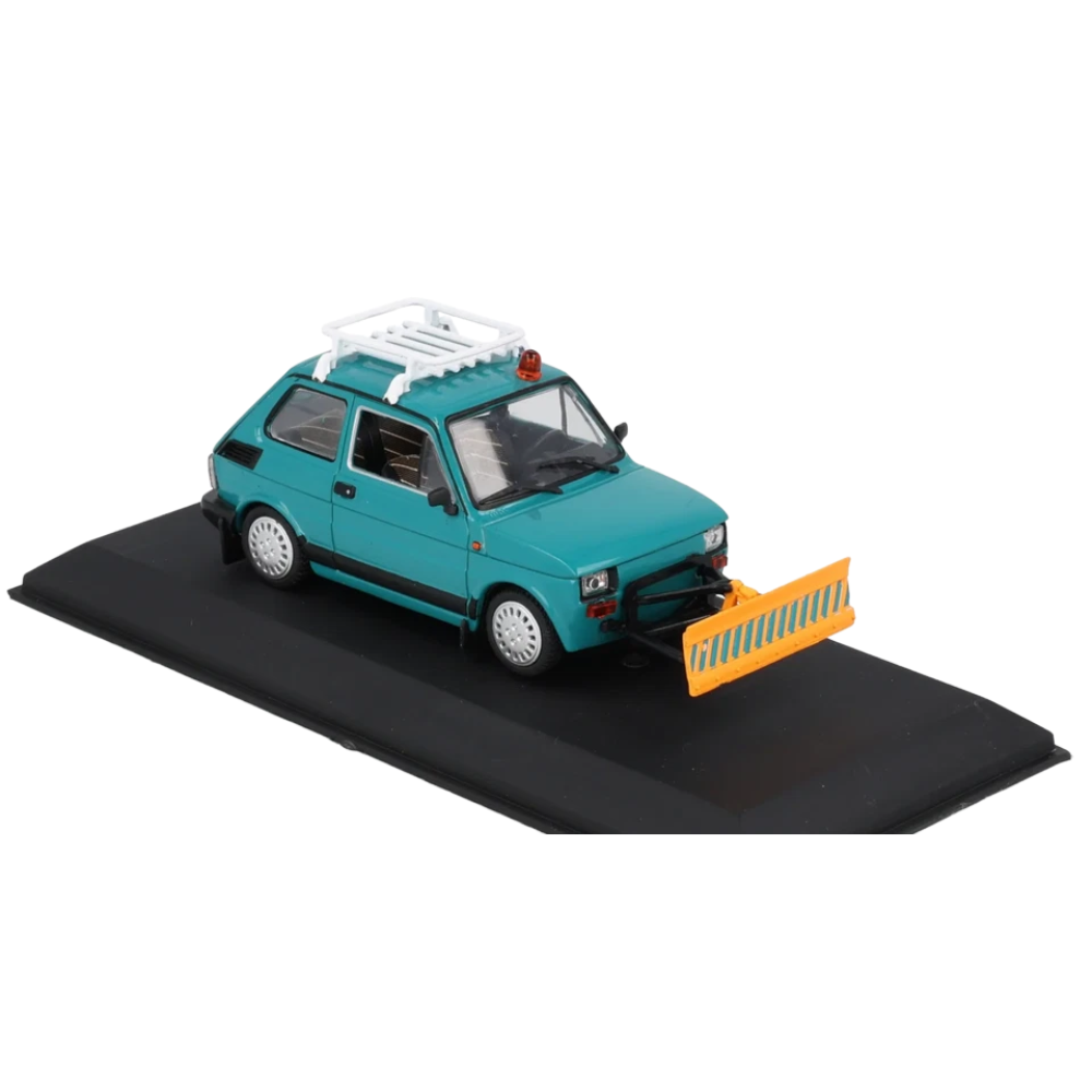 Hachette Polish Fiat 126P Plug Sniezny Diecast Model Car Classic Vehicle Toy
