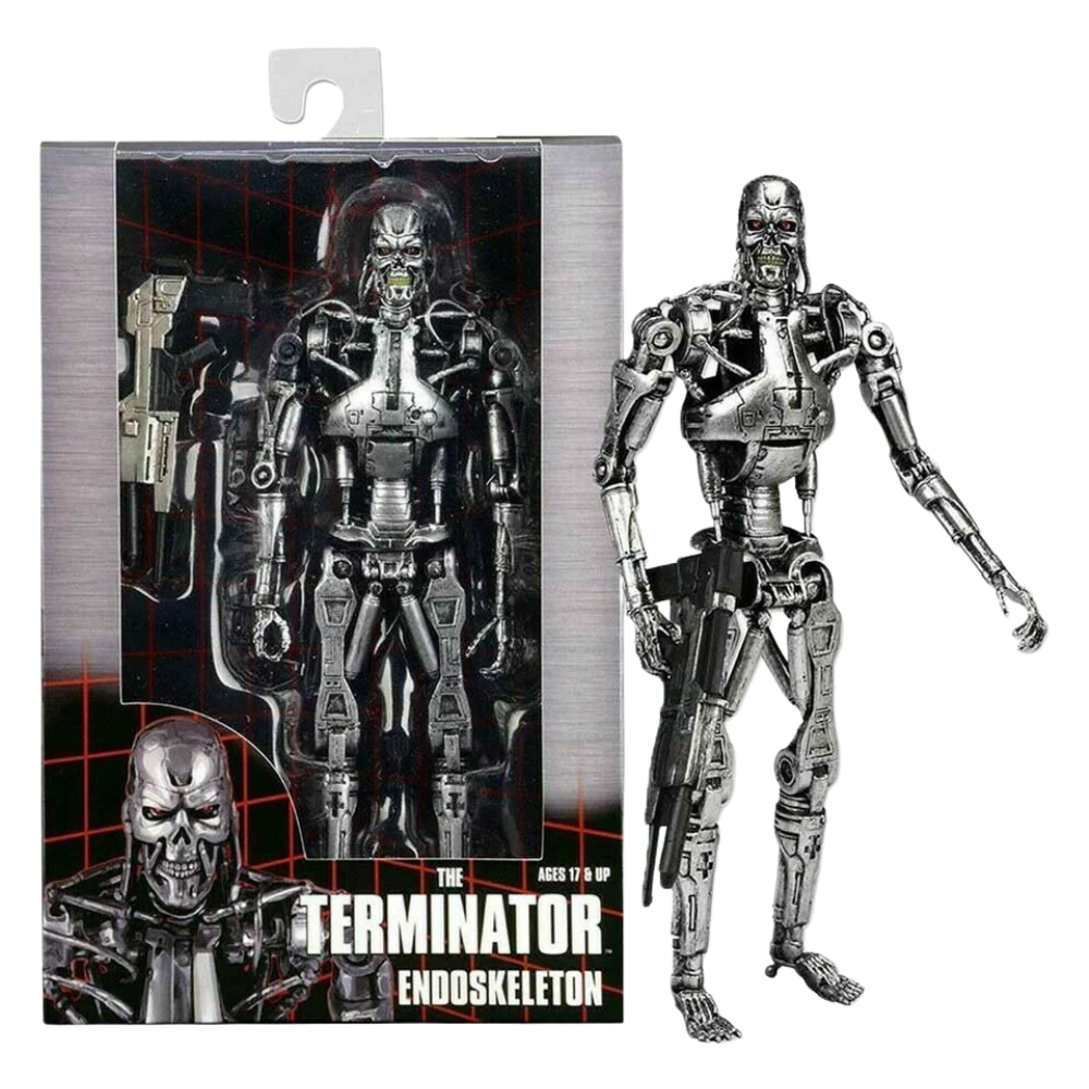 NECA Terminator ENDOSKELETON T-800 Action Figure 7" Arnold Schwarzenegger Model