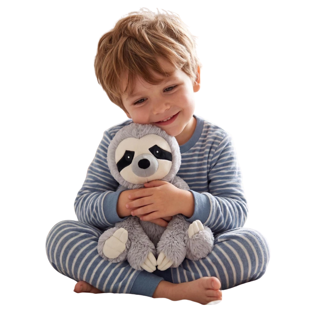 Hanging Sloth Teddy 10" Super Soft Cuddly Seated Plush Stuffed Wild Animal Toy