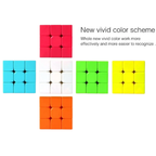 3x3 Speed Cube Magic Puzzle Toy Stickerless Smooth Fast Turning Cube for Kids Adults
