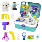 Bowa Pet Dog Grooming Pretend Playset for Kids, Vet Roleplay Toy Gift Age 3+