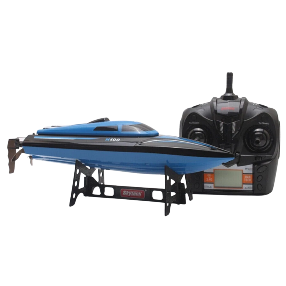 SKYTECH H100 RC Racing Boat 2.4GHz 20km/h 4CH 180° Flip Water Cooling Kids 14+