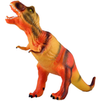 20 Inch Orange T-Rex Dinosaur Toy, Soft Rubber Tyrannosaurus Rex Jurassic Figure for Kids