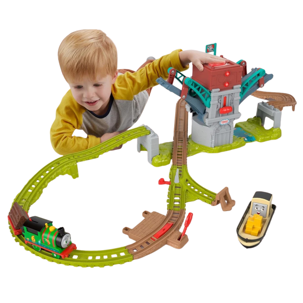 Thomas & Friends Talking Bulstrode with Which-Way Bridge Railway Playset New