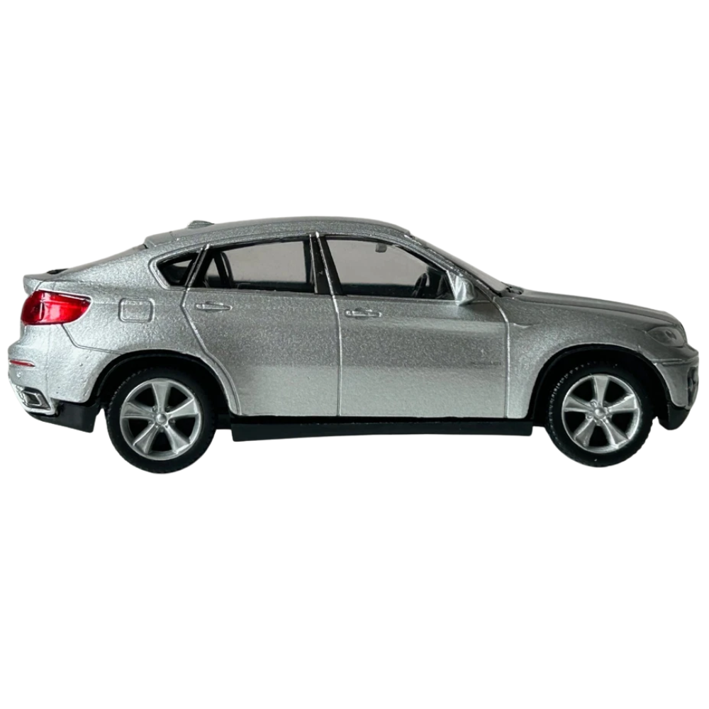Welly BMW X6 Diecast Model Car German Luxury SUV Toy Silver