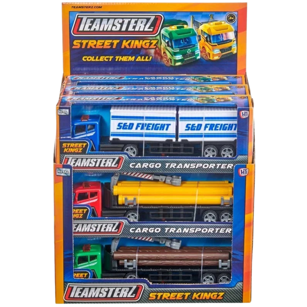 Teamsterz Freight Cargo Transport Lorry Diecast Model Toy 1:64-1:87 Scale Truck Collectible