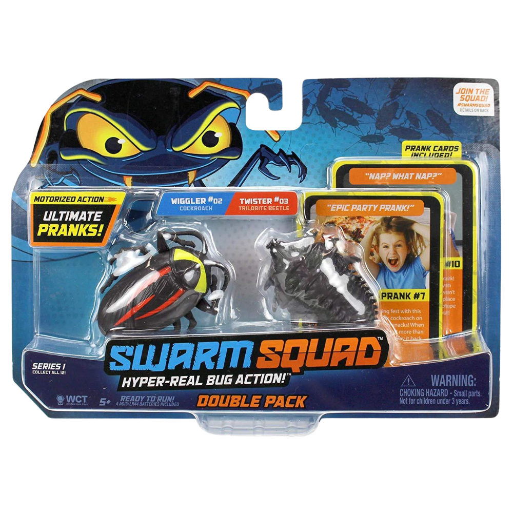 Swarm Squad Electronic Bugs Toy Collection Set Collectible Insect Figures Kids Fun Toy Set
